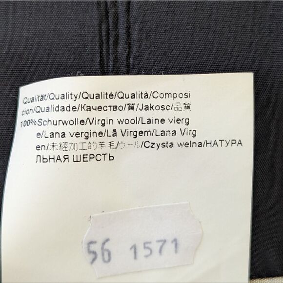 Boss by Hugo Boss Wool Sports Coat Jacket Blazer Academia Minimalist Preppy 46R - Picture 9 of 10